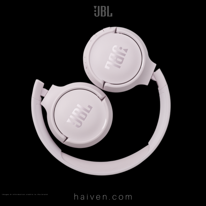 JBL T510 Wireless On-Ear Headphones with Mic Pink