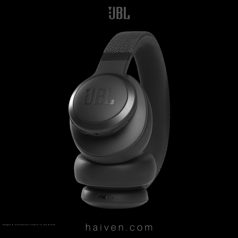 JBL Live 660NC Wireless Over-Ear Noise Cancelling Headphones Black