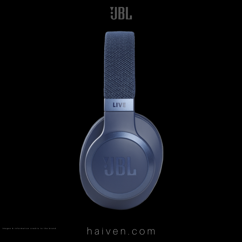JBL Live 660NC Wireless Over-Ear Noise Cancelling Headphones Blue