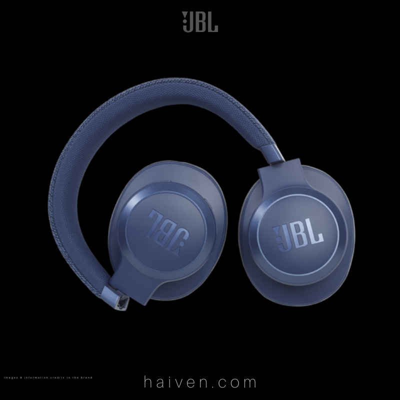 JBL Live 660NC Wireless Over-Ear Noise Cancelling Headphones Blue