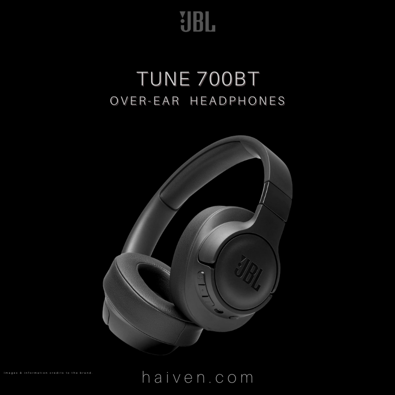 JBL Tune 700BT Wireless Over-Ear Headphones Black