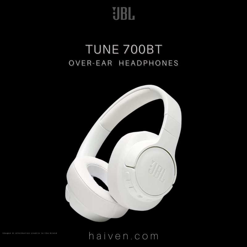 JBL Tune 700BT Wireless Over-Ear Headphones White