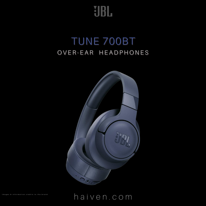 JBL Tune 700BT Wireless Over-Ear Headphones Blue