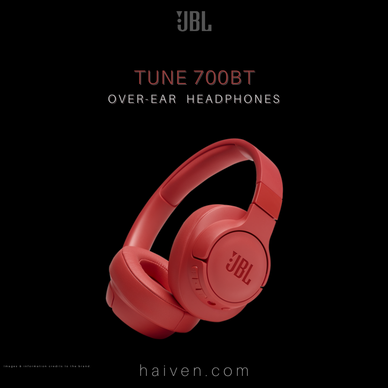 JBL Tune 700BT Wireless Over-Ear Headphones Coral