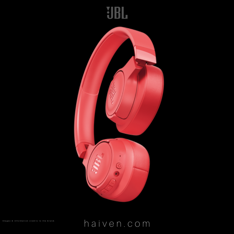 JBL Tune 700BT Wireless Over-Ear Headphones Coral