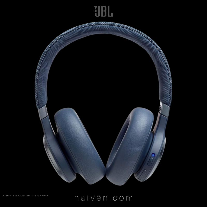 JBL Live 650BT Wireless On-Ear Headphones Blue
