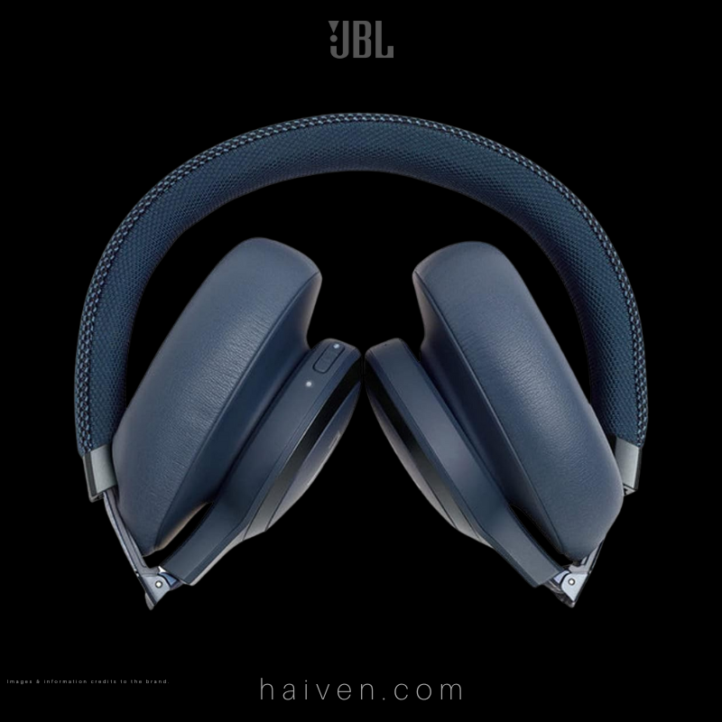 JBL Live 650BT Wireless On-Ear Headphones Blue