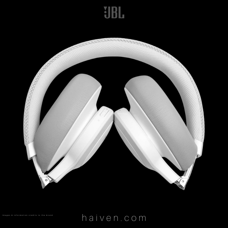 JBL Live 650BT Wireless On-Ear Headphones White