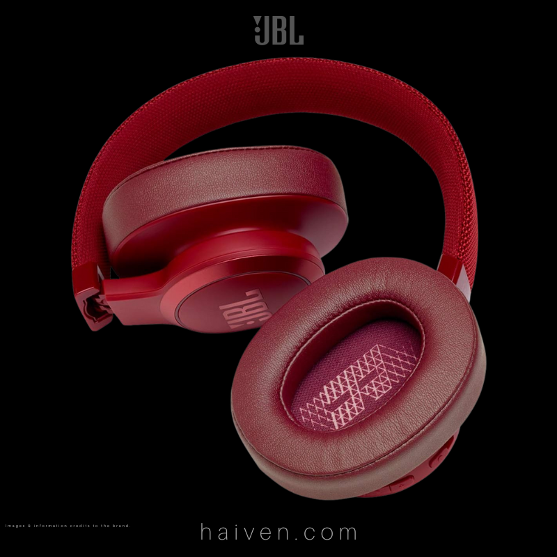 JBL Live 500BT Wireless Over-Ear Headphones Red