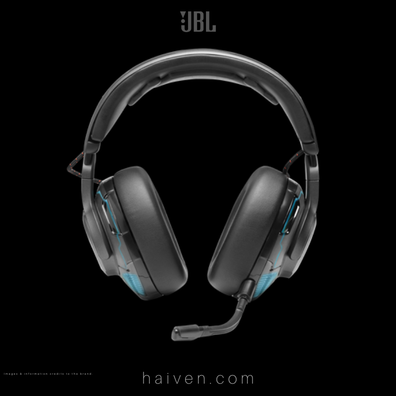 JBL Quantum ONE USB Wired PC Over-Ear Professional Gaming Headset with Head-Tracking