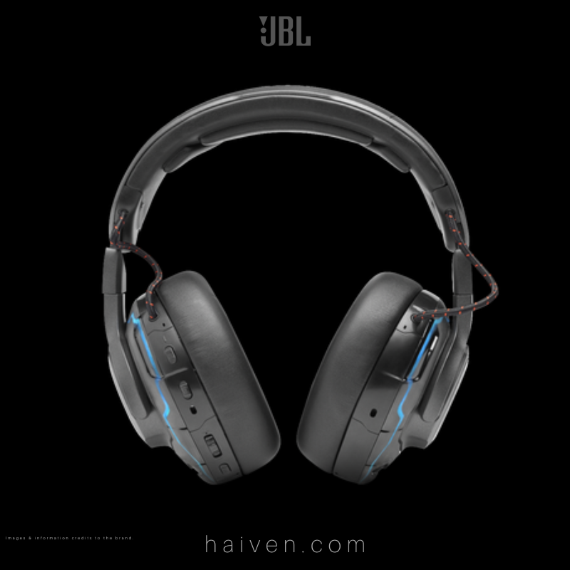 JBL Quantum ONE USB Wired PC Over-Ear Professional Gaming Headset with Head-Tracking