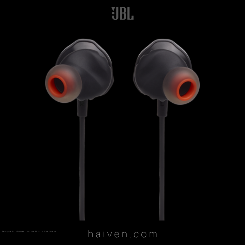 JBL Quantum 50 Wired In-Ear Gaming Headset with Volume Slider and Mic Mute