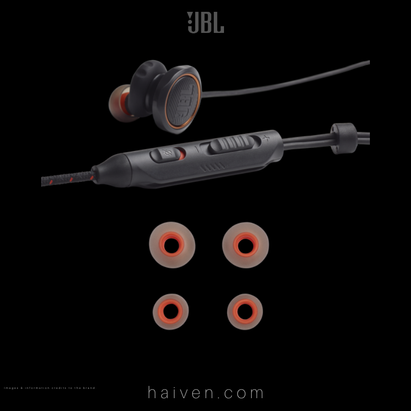 JBL Quantum 50 Wired In-Ear Gaming Headset with Volume Slider and Mic Mute