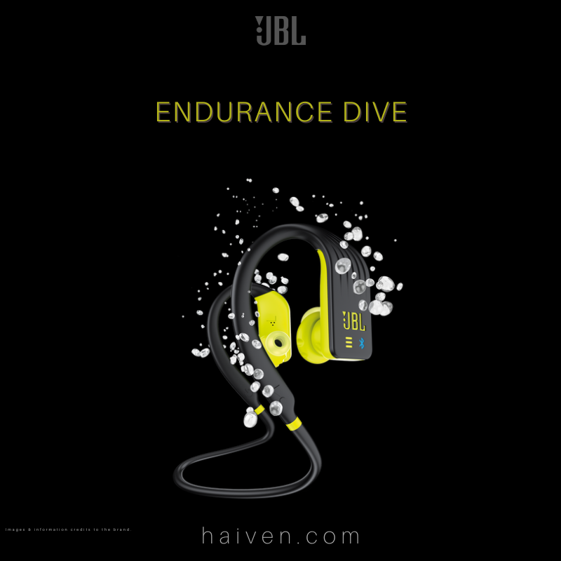 JBL Endurance DIVE Waterproof Wireless In-Ear Sport Headphones Yellow