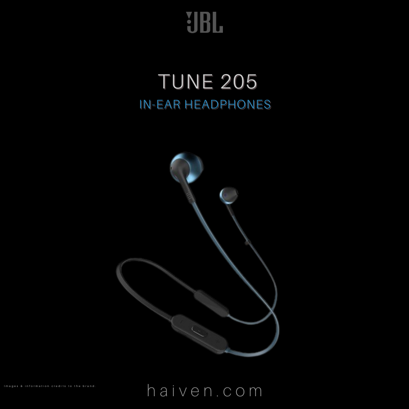 JBL T205 Wireless In-Ear Headphones Blue