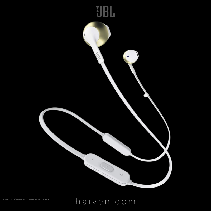 JBL T205 Wireless In-Ear Headphones Gold