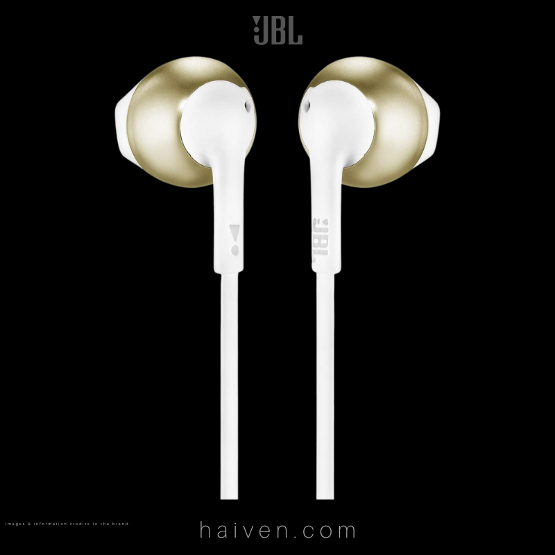 JBL T205 Wireless In-Ear Headphones Gold
