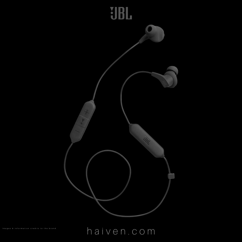 JBL Endurance RUN BT Sweatproof Wireless Sport In-Ear Headphones Black