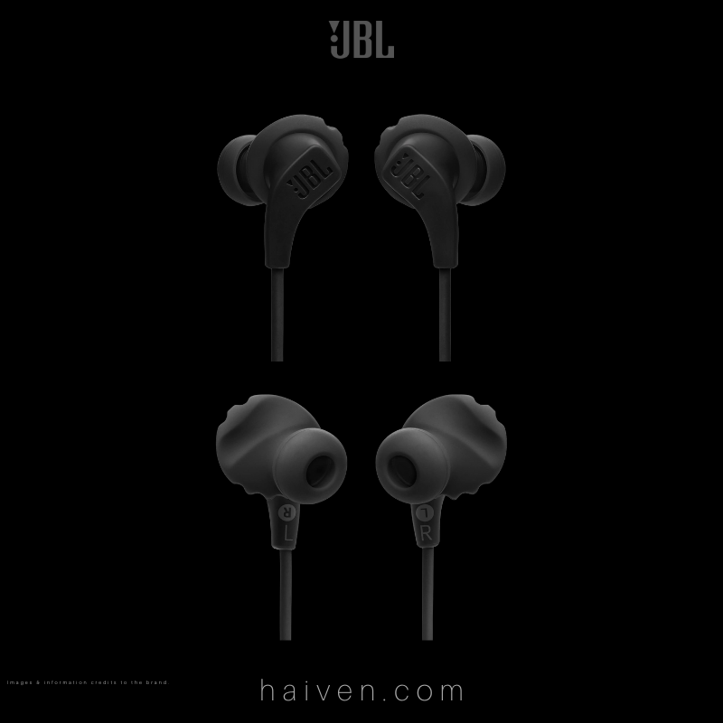JBL Endurance RUN BT Sweatproof Wireless Sport In-Ear Headphones Black