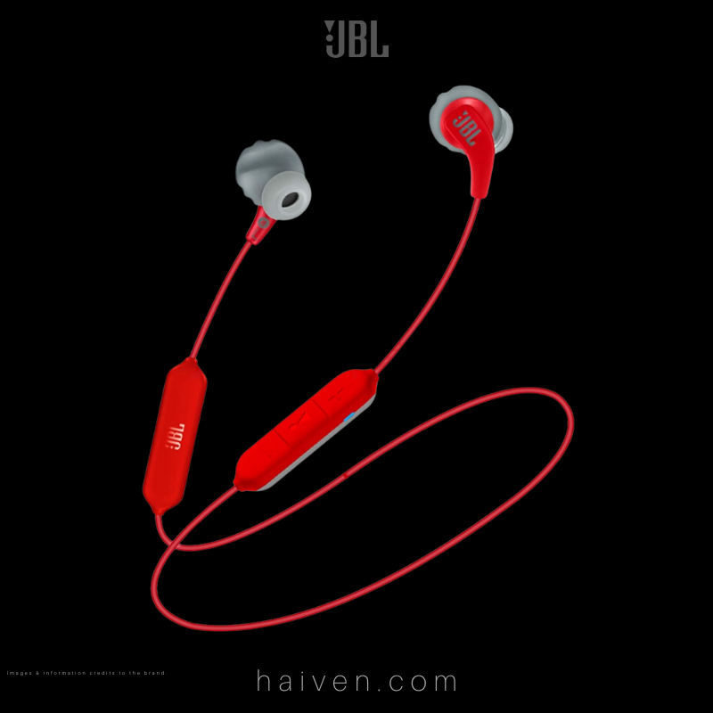 JBL Endurance RUN BT Sweatproof Wireless Sport In-Ear Headphones Red