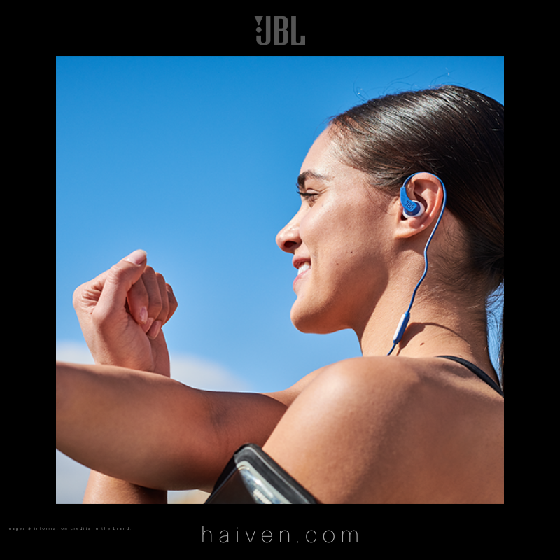 JBL Endurance RUN Sweatproof Wired Sports In-Ear Headphones Red