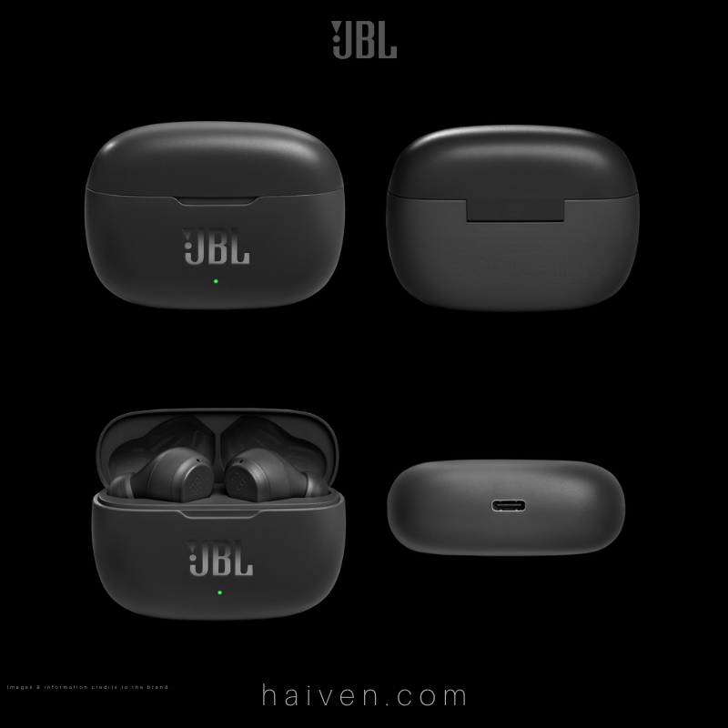 JBL Wave 200TWS Wireless In-Ear NC Headphones Black