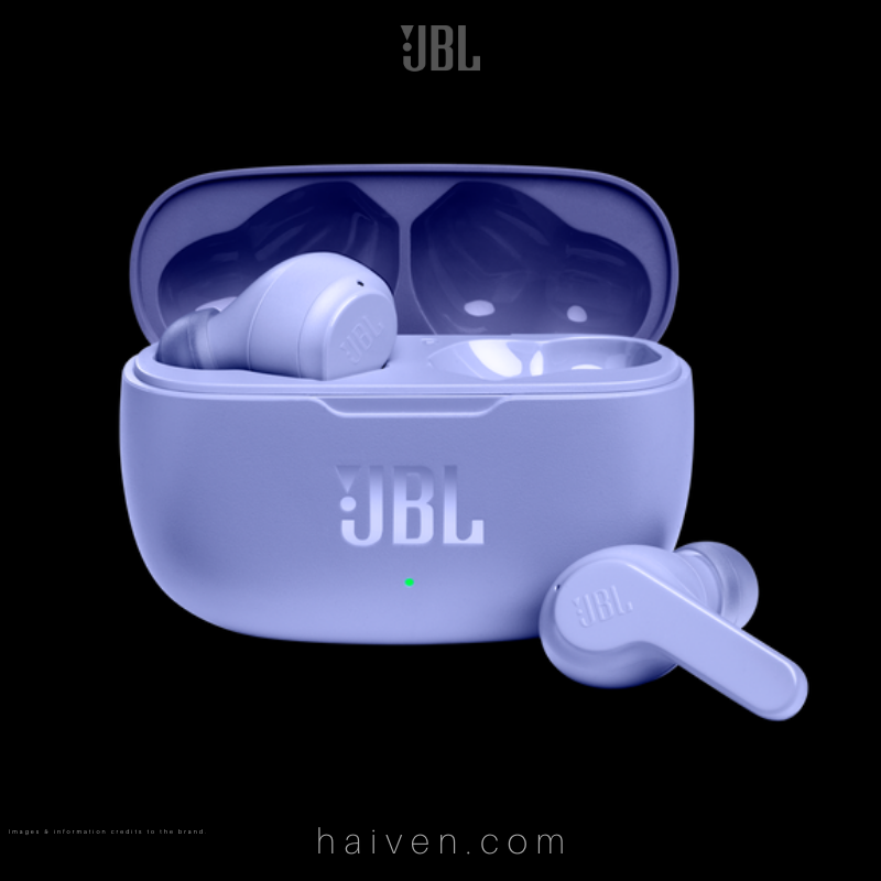 JBL Wave 200TWS Wireless In-Ear NC Headphones Purple