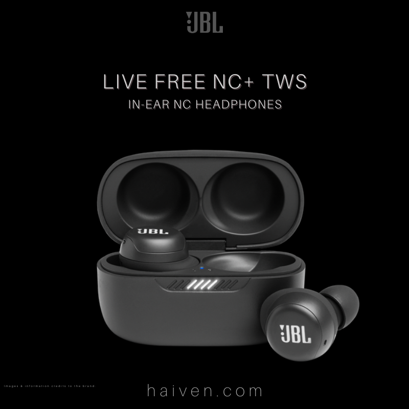 JBL Live Free NC+ True Wireless In-Ear NC Headphones Black
