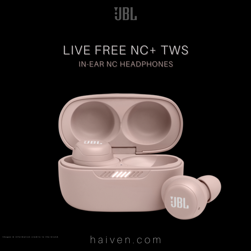JBL Live Free NC+ True Wireless In-Ear NC Headphones Red