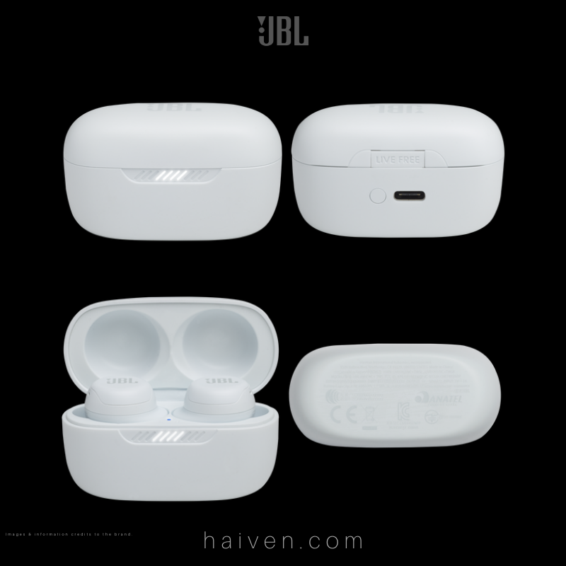 JBL Live Free NC+ True Wireless In-Ear NC Headphones White
