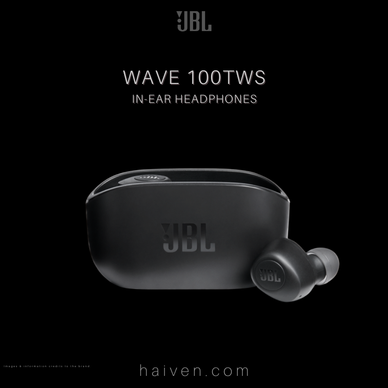 JBL Wave 100TWS True Wireless In-Ear Headphones Black