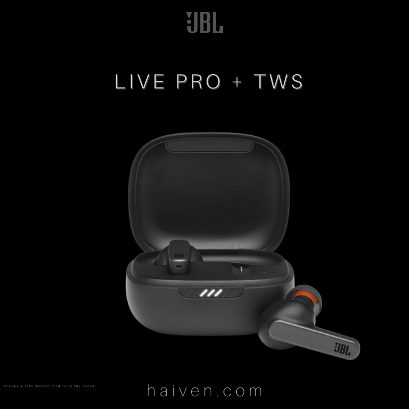 JBL Live Pro+ TWS True Wireless Noise Cancelling Earbuds Black