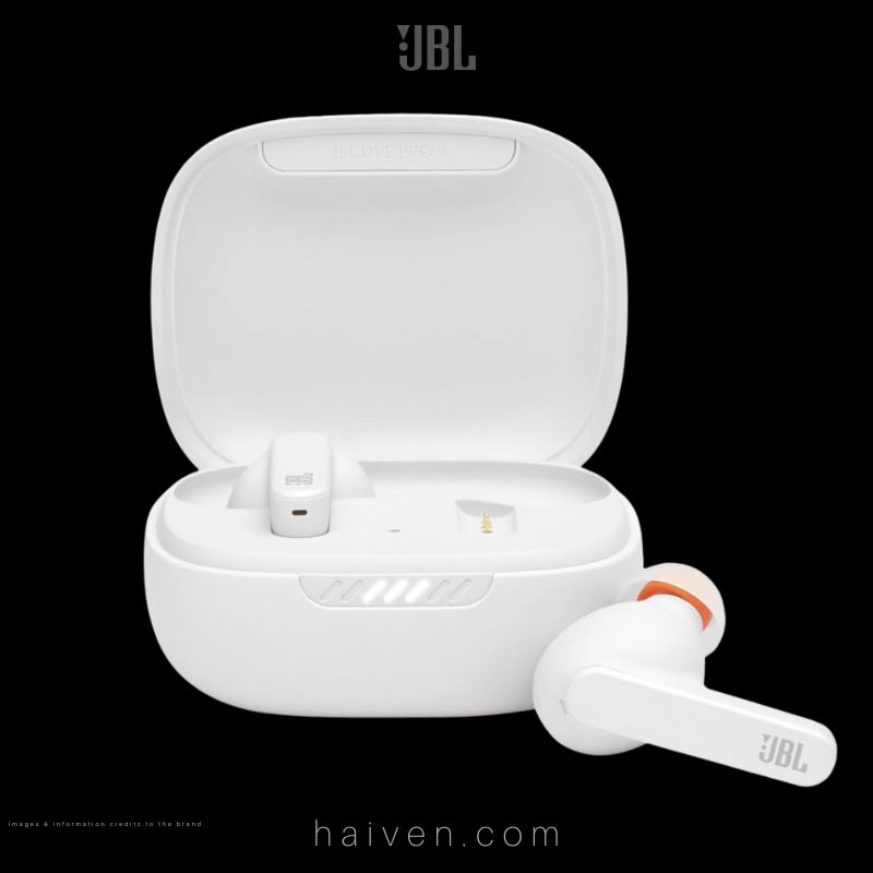 JBL Live Pro+ TWS True Wireless Noise Cancelling Earbuds White