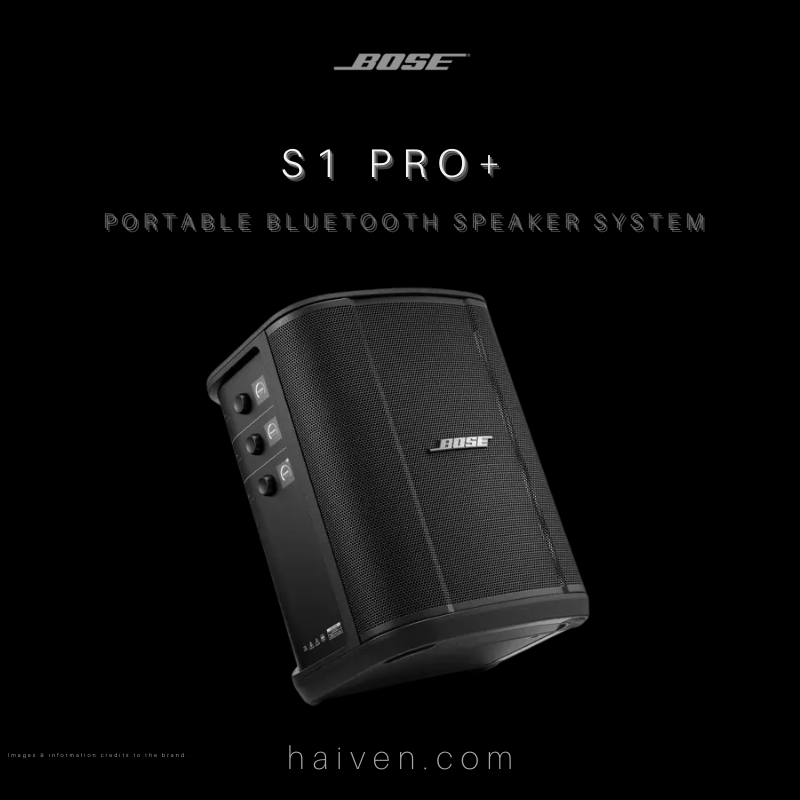 Bose S1 Pro+ Portable Bluetooth Speaker System Black