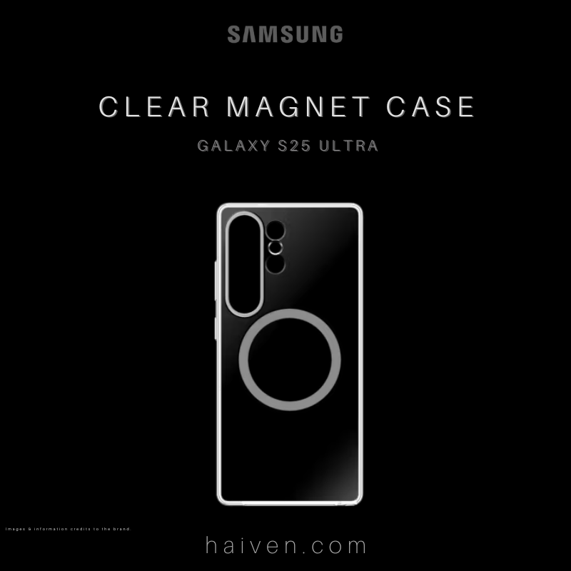 Samsung Galaxy S25 Ultra Clear Magnet Case