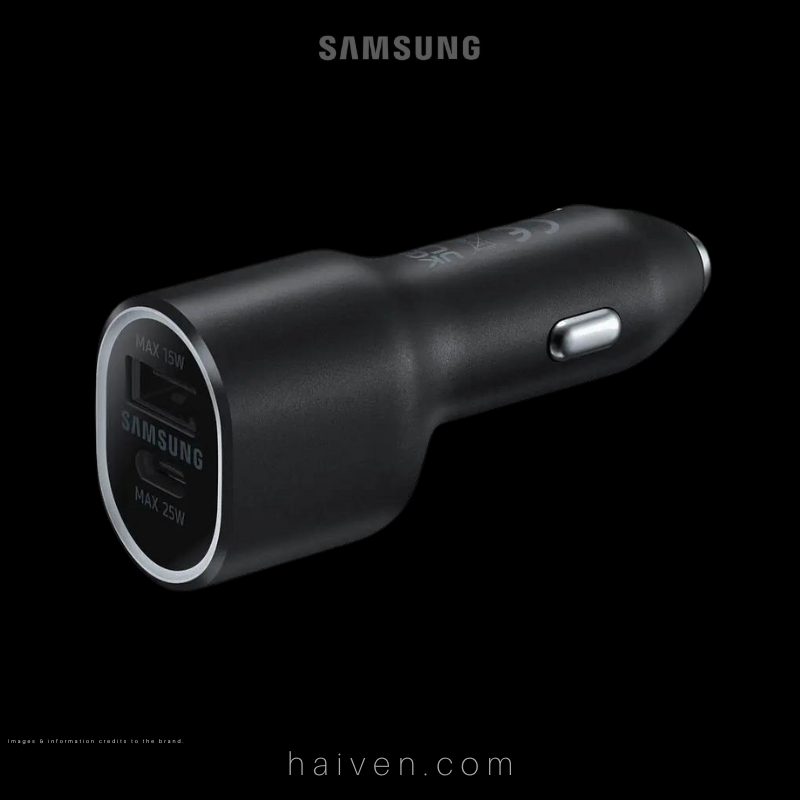 Samsung Dual USB 40W Car Charger