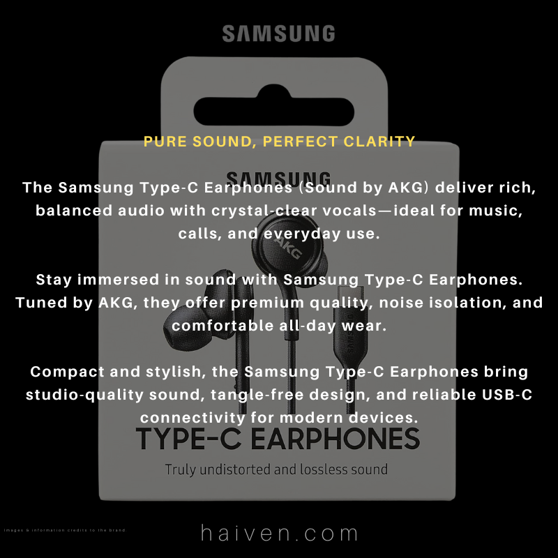 Samsung Type-C Earphones Sound by AKG