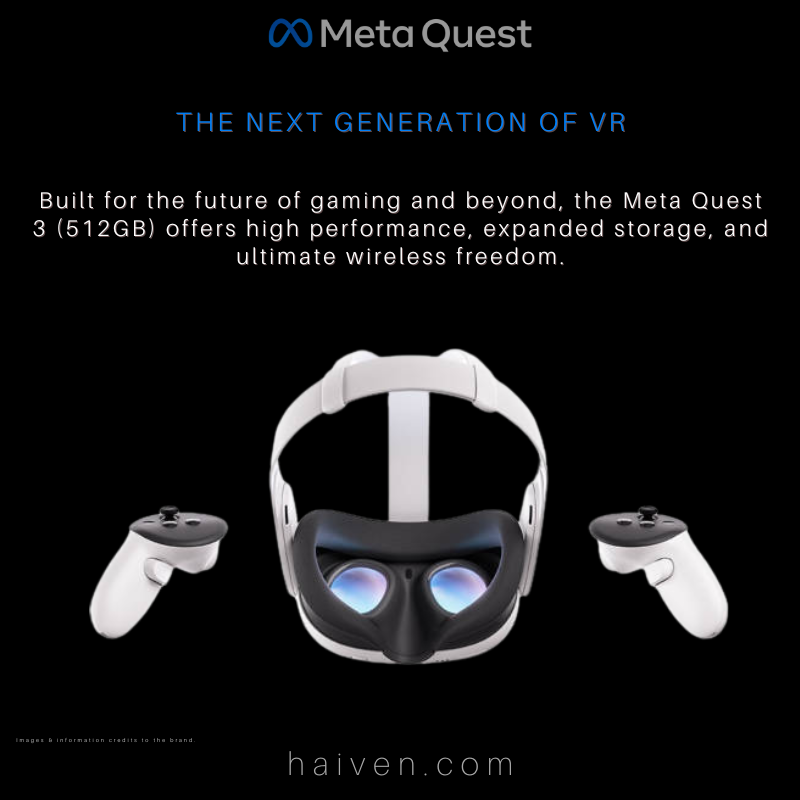 Meta Quest 3 VR Headset (512GB)