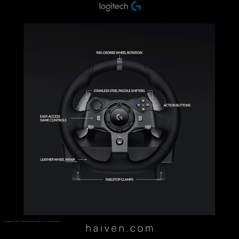 Logitech Xbox G920 Driving Force Racing Wheel