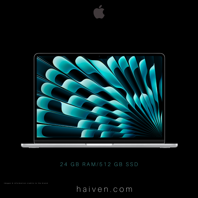 Apple MacBook Air 15-Inch M3 10-Core CPU 10-Core GPU 24GB RAM 512GB SSD 