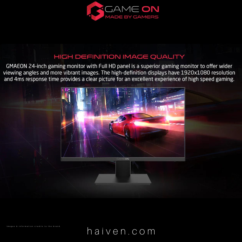 Gameon GOB24FHD75IPS 24-Inch FHD Gaming Monitor 75Hz