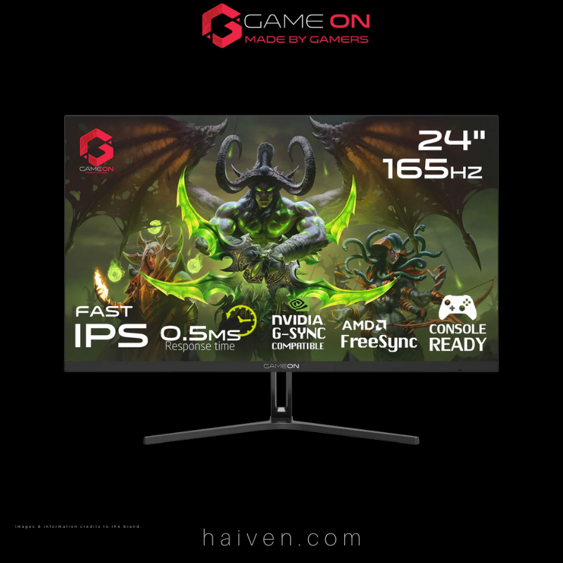 Gameon GOE24FHD165 24-Inch FHD Gaming Monitor 165Hz Black
