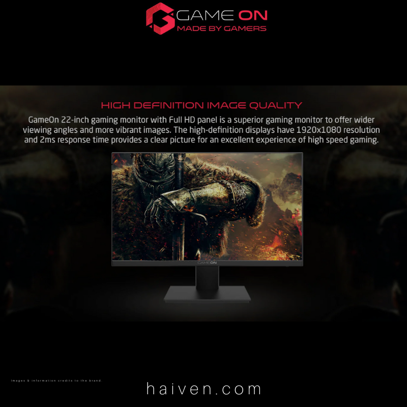 Gameon GOB22FHD75VA 22-Inch FHD Gaming Monitor 75Hz