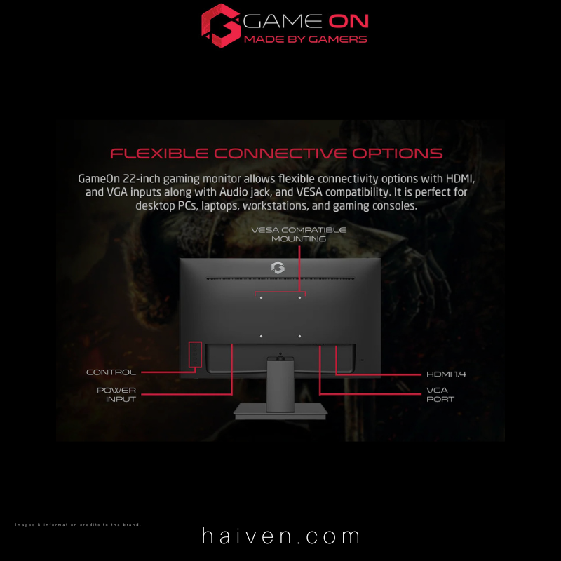 Gameon GOB22FHD75VA 22-Inch FHD Gaming Monitor 75Hz