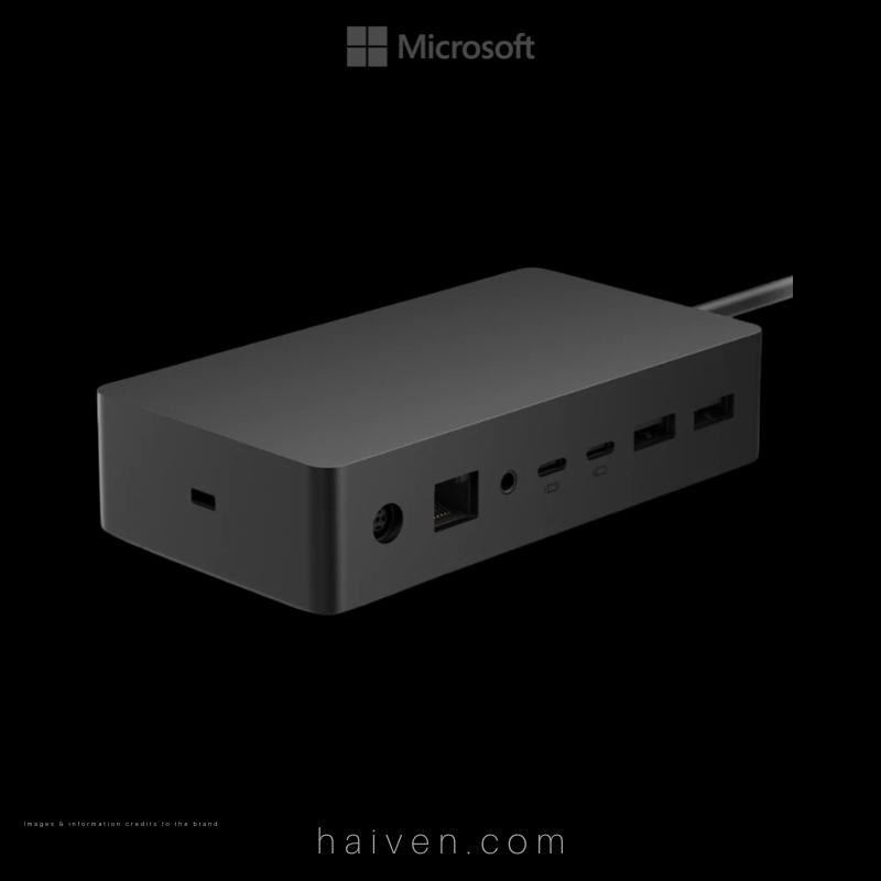 Microsoft Surface Dock 2 – 3-Pin, Black (SVS-00006)