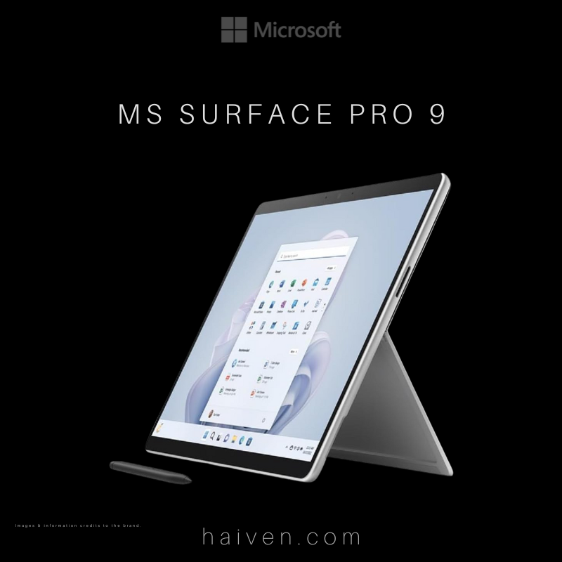 Microsoft Surface Pro 9 – 13" (i7, 32GB, 1TB, Platinum, QLQ-00007, Windows 11 Pro, TRA Version)
