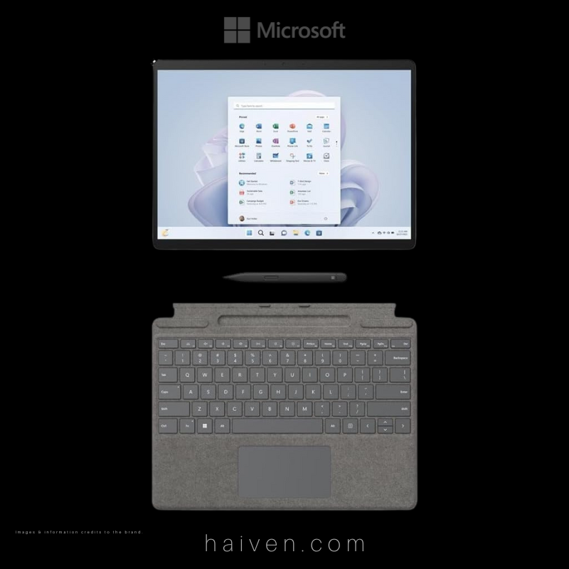 Microsoft Surface Pro 9 – 13" (i7, 32GB, 1TB, Platinum, QLQ-00007, Windows 11 Pro, TRA Version)