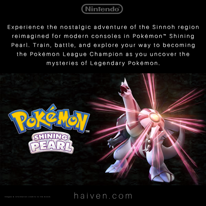 Nintendo Switch Pokemon Shining Pearl Game Card