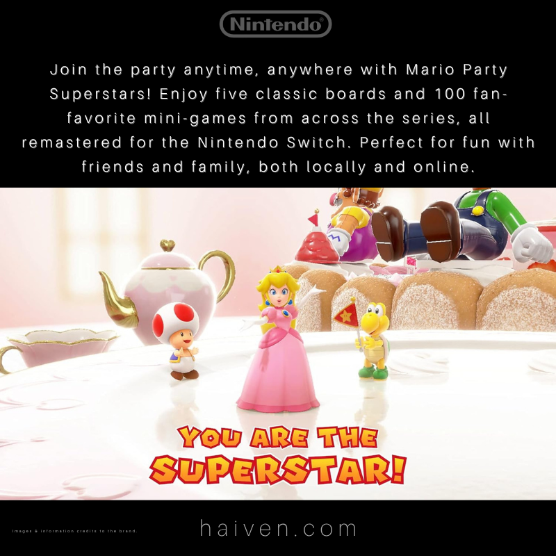 Nintendo Switch Mario Party Superstars Game Card