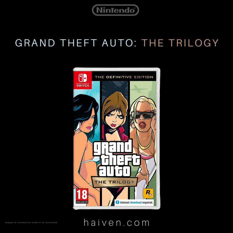 Nintendo Switch Grand Theft Auto The Trilogy Game Card